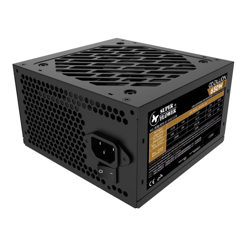 พาวเวอร์ซัพพลาย Super Flower ZILLION 650W Bronze (SF-650Z12DB)