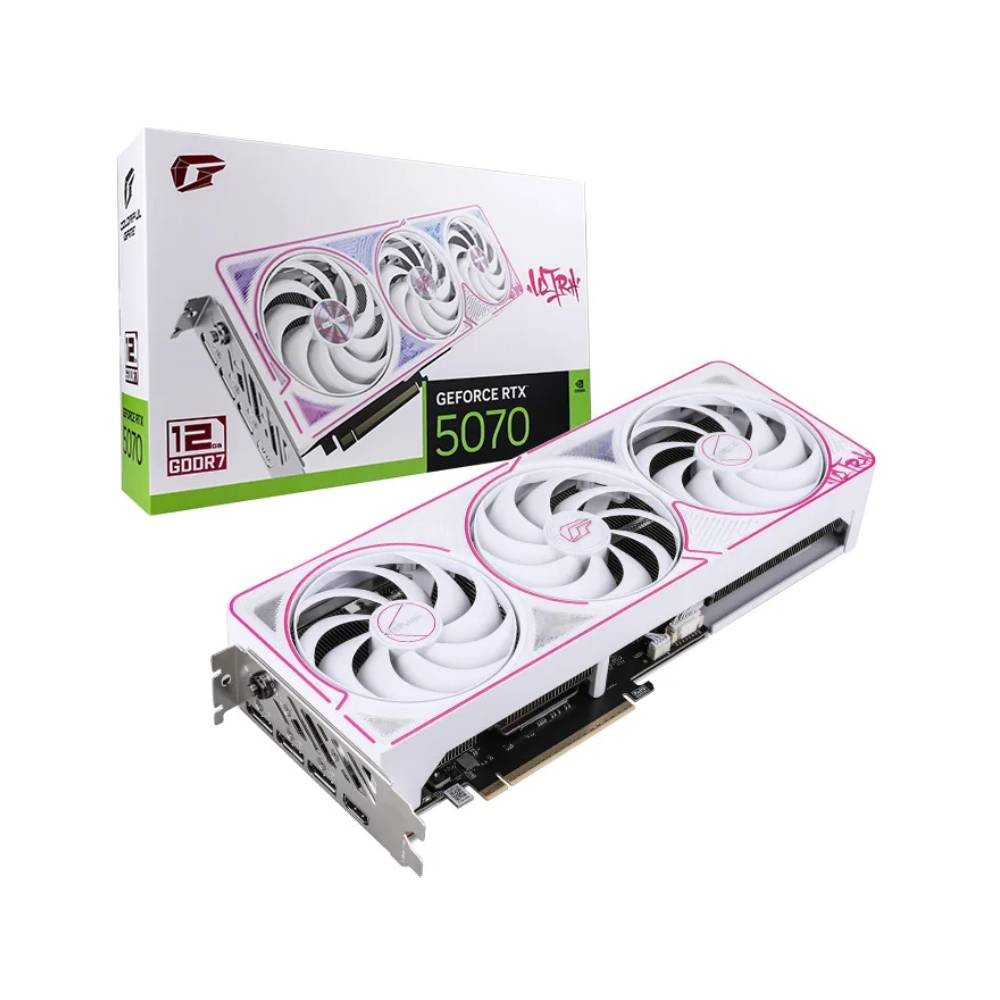การ์ดจอ COLORFUL iGame GeForce RTX 5070 Ultra W OC 12GB-V GDDR7 192-bit