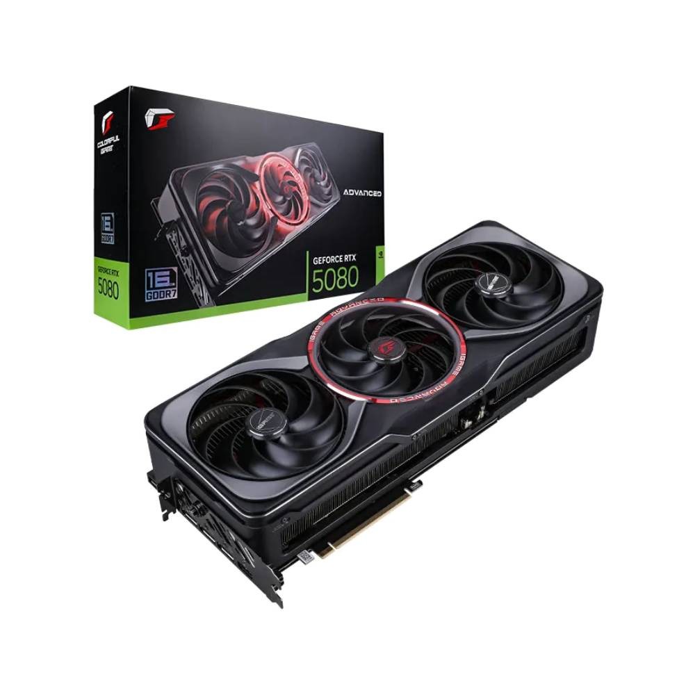 การ์ดจอ COLORFUL iGame GeForce RTX 5080 Advanced OC 16GB-V GDDR7 256-bit