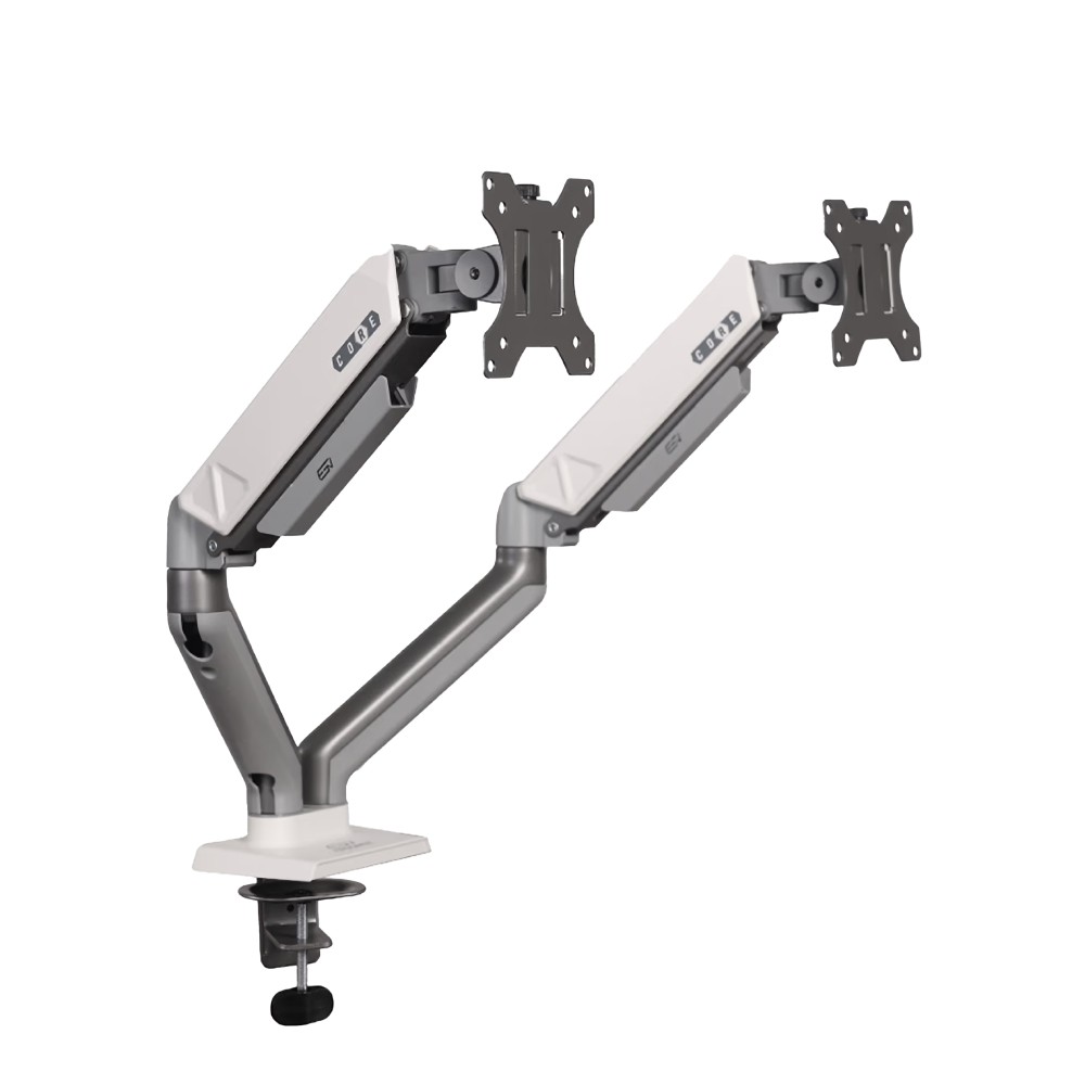 แขนจับจอมอนิเตอร์ ERGONOZ Core Twin Monitor Arm (EGN-CORE-D-G) Space Grey & White