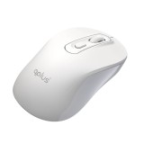 เมาส์ไร้สาย QPLUS Bluetooth & Wireless Mouse 1740 White