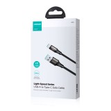 สายชาร์จ JOYROOM USB-A to USB-C Cable 100W Light-Speed 1.2M Black (S-A25)
