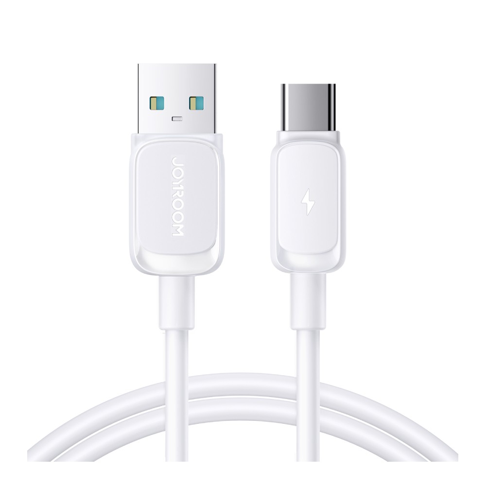 สายชาร์จ JOYROOM USB-A to USB-C Cable 3A Multi-Color 1.2M White (S-A14)