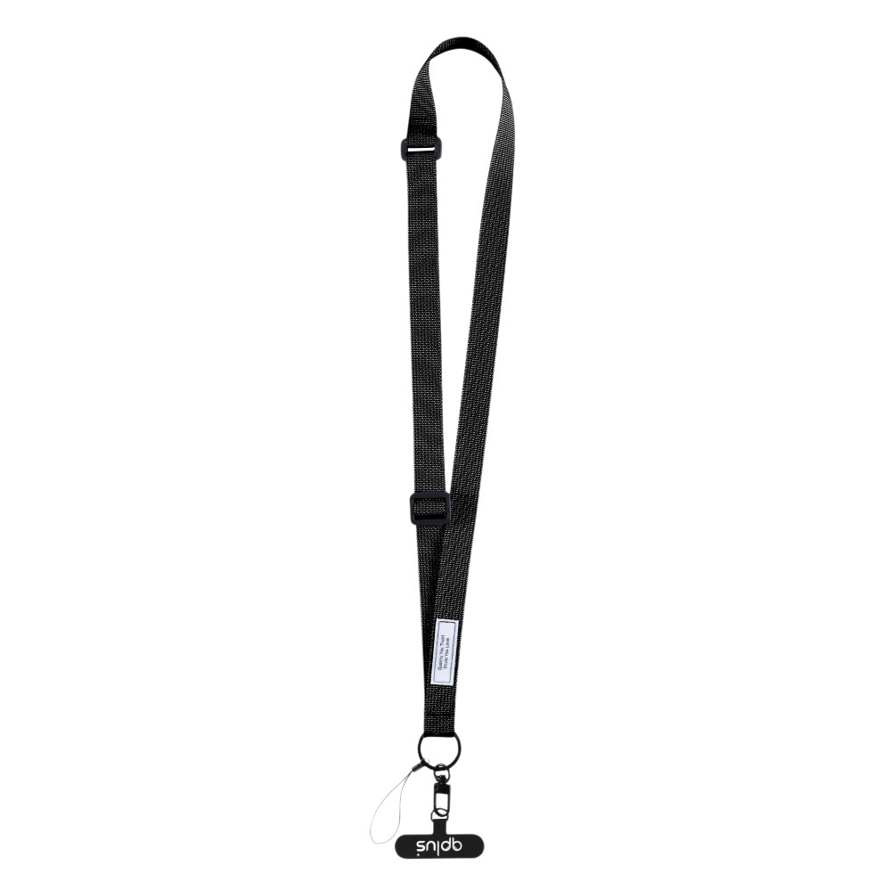 สายคล้องมือถือ QPLUS Crossbody Strap ColorPop Black
