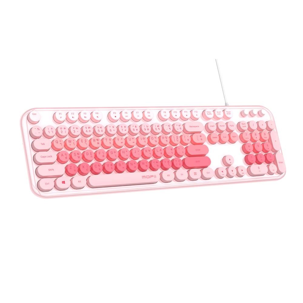 คีย์บอร์ด MOFii Love Me Illuminate Pink