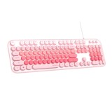 คีย์บอร์ด MOFii Love Me Illuminate Pink