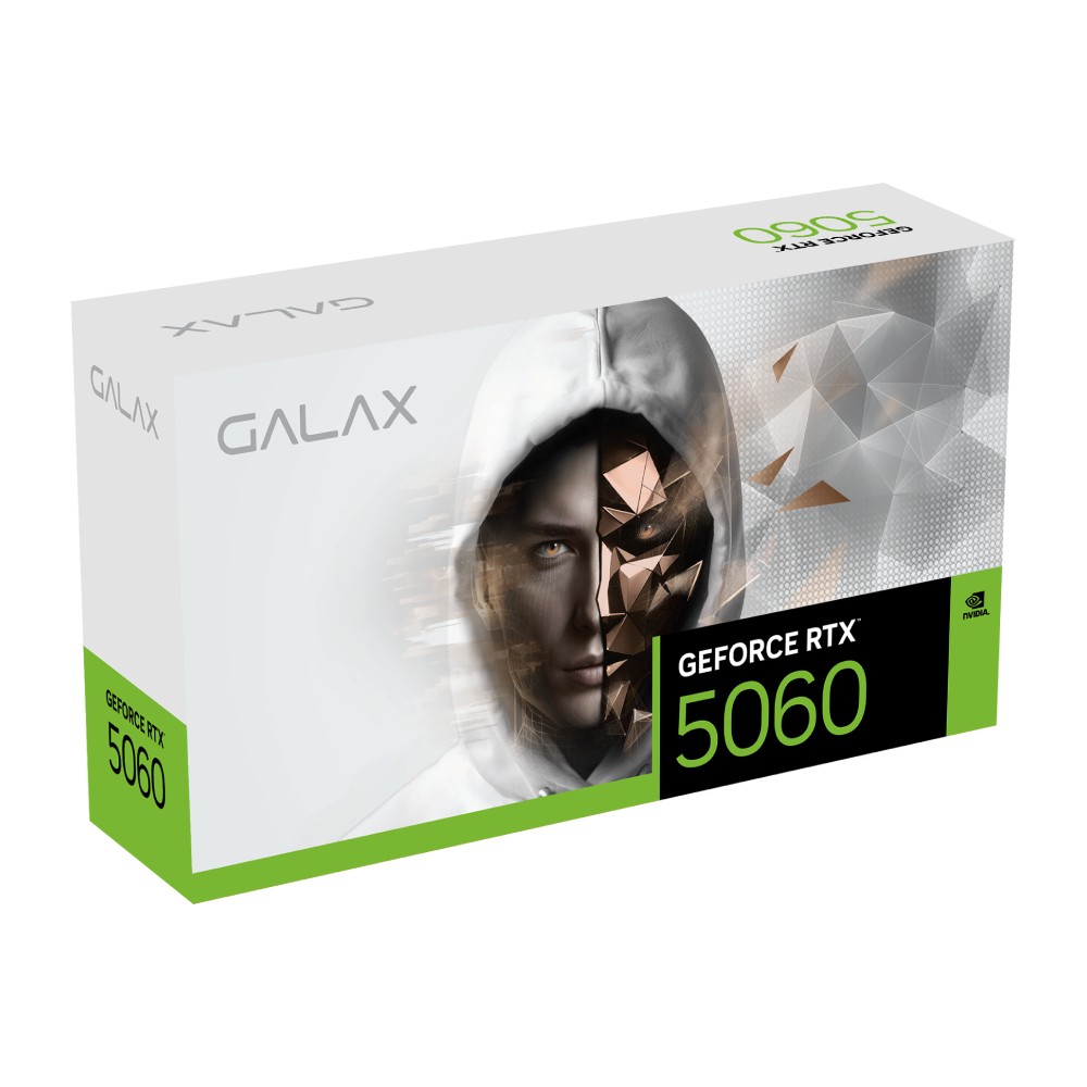 การ์ดจอ GALAX GeForce RTX 5060 1-Click OC WHITE (LAUNCH EDITION) 8GB GDDR7 128-bit