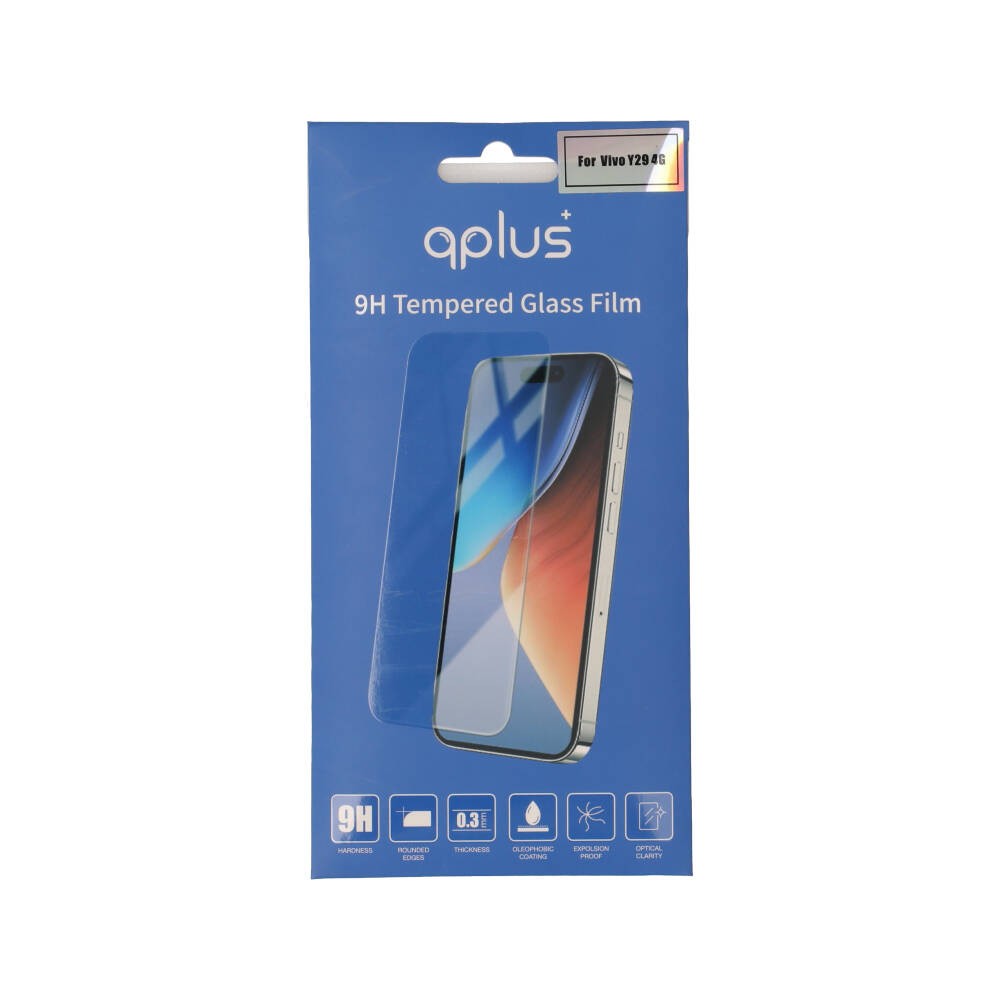 ฟิล์มกันรอย QPLUS TG Smartphone Vivo Y29 4G Clear