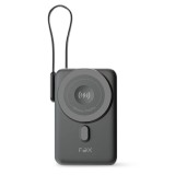 พาวเวอร์แบงค์ FOX 10000 mAh Mini Magnetic Wireless W1081C Black