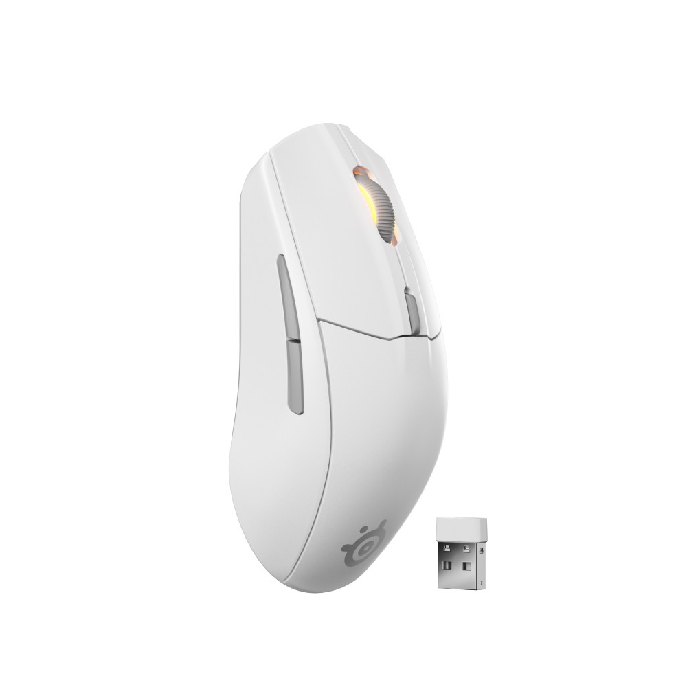 เมาส์เกมมิ่ง SteelSeries Gaming Mouse Rival 3 Gen2 Wireless White