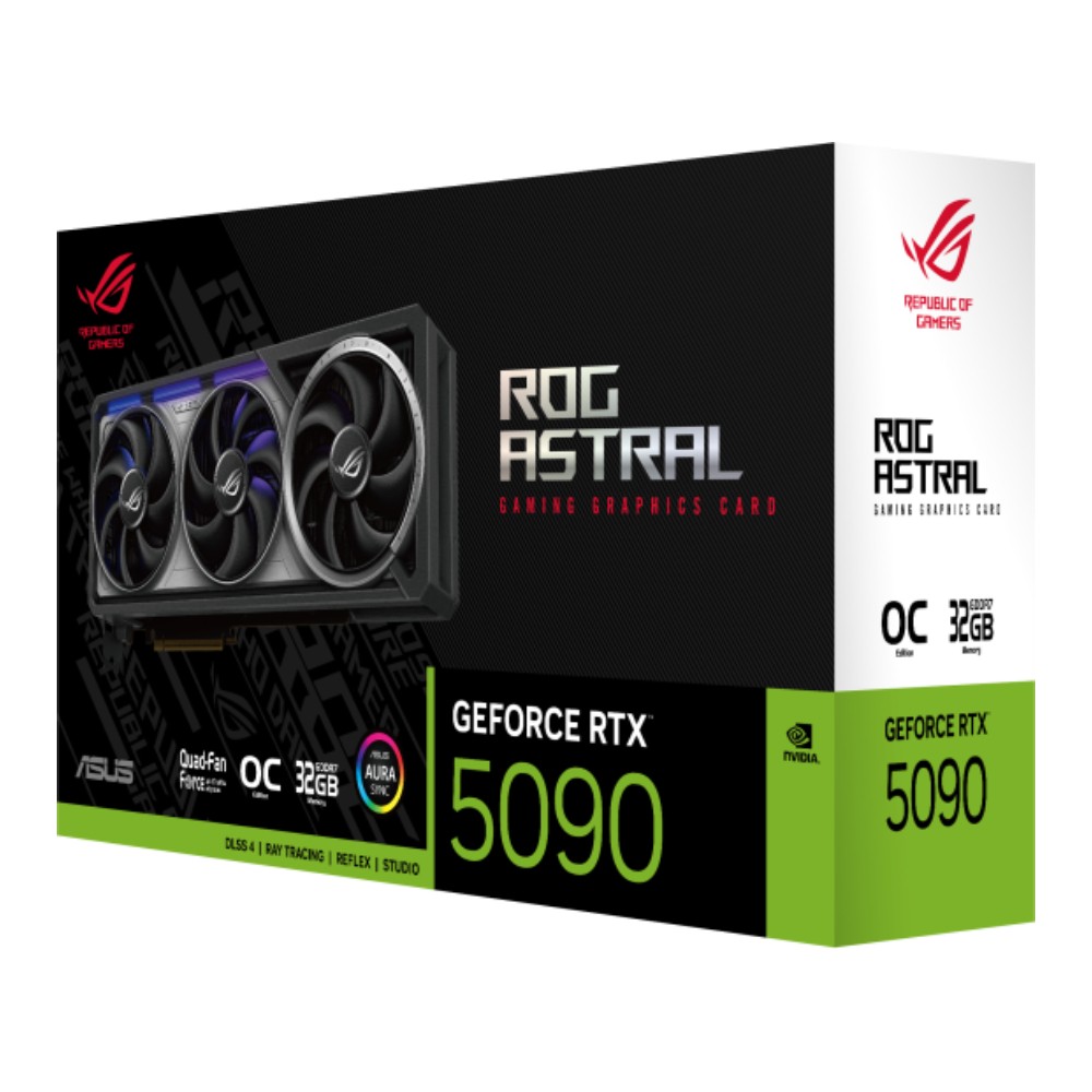 การ์ดจอ ASUS ROG Astral GeForce RTX 5090 32G-Gaming OC Edition GDDR7 512-bit