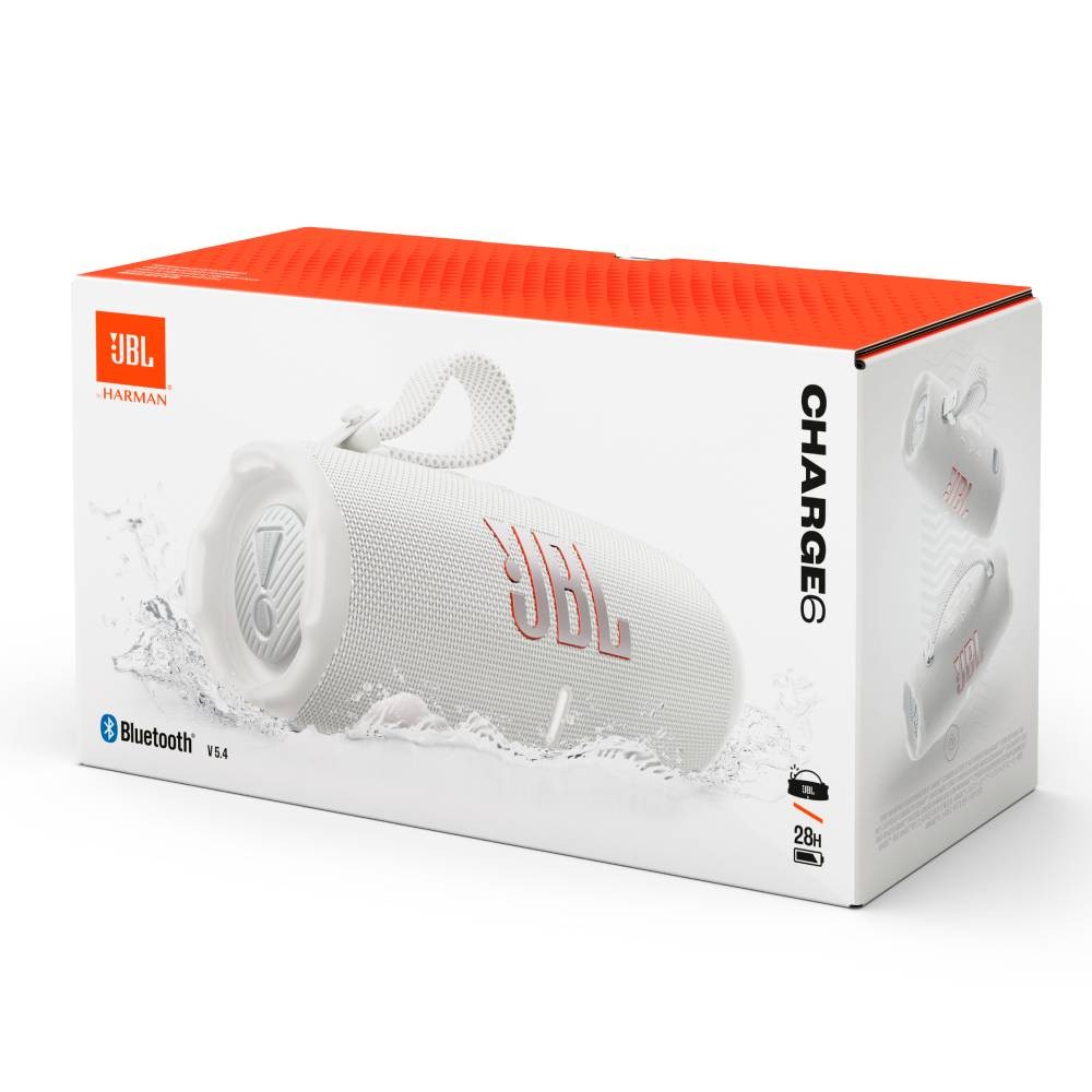 ลำโพงบลูทูธ JBL Charge 6 White