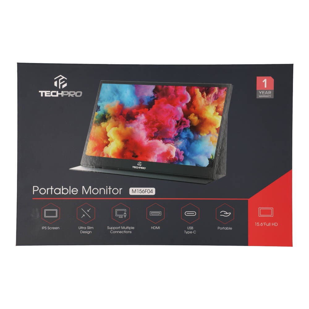 จอมอนิเตอร์ TECHPRO Portable for Console (15.6 IPS 60Hz)
