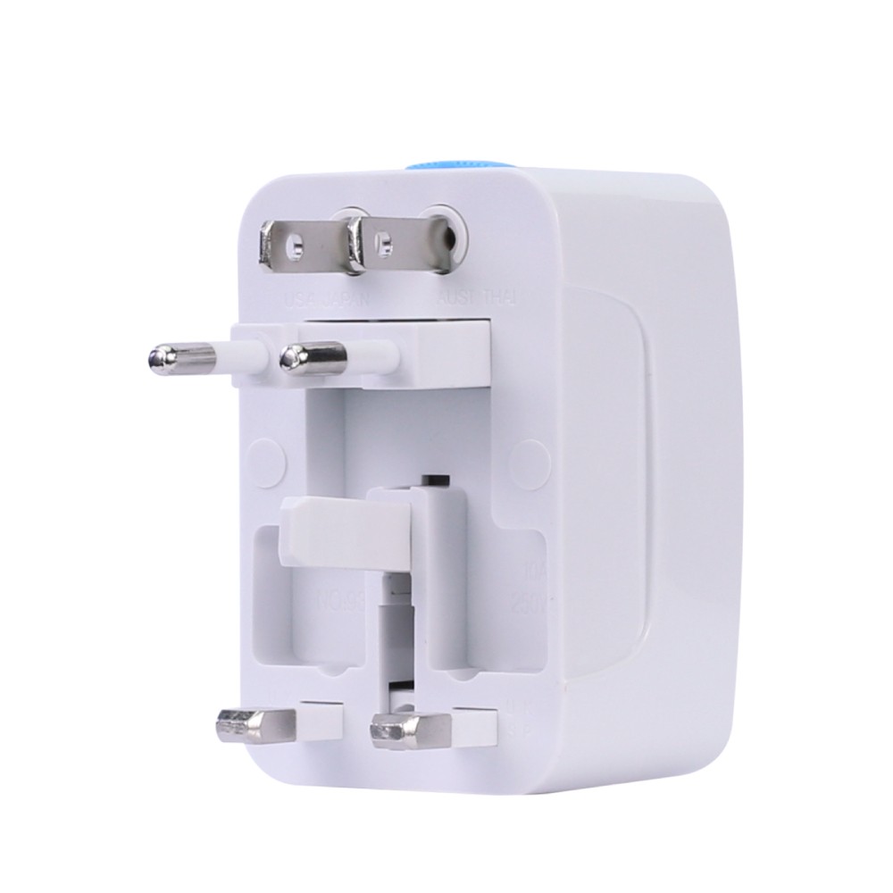 หัวแปลงปลั๊กไฟ Toshino Adapter 4 in 1 + Surge + 2A1C 5V2.4A