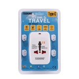 หัวแปลงปลั๊กไฟ Toshino Adapter 4 in 1 + Surge + 2A1C 5V2.4A