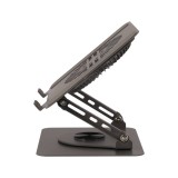 แท่นวางโน๊ตบุ๊ค TECHPRO Carbon Cooler Rotatable Tablet & Laptop Stand 360 Grey