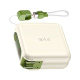 พาวเวอร์แบงค์ QPLUS 15000 mAh LED Display with 2-in-1 Cable (W1501C) Green