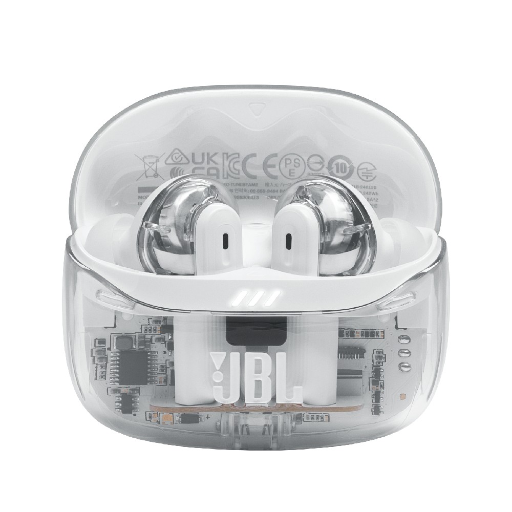 หูฟัง JBL In-Ear TWS Tune Beam 2 Ghost White