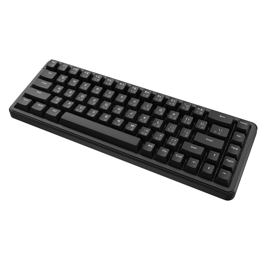คีย์บอร์ดเกมมิ่ง Ajazz Gaming Keyboard Ak680Max Black
