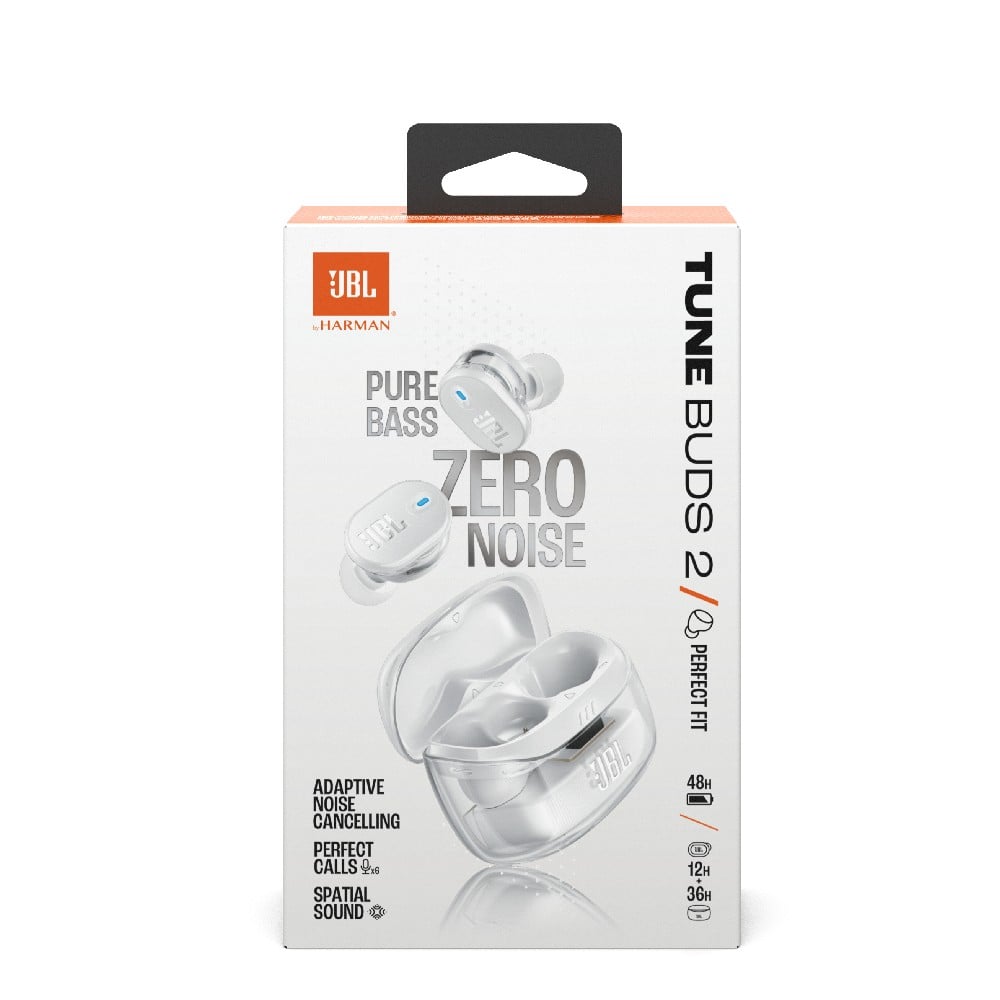 หูฟัง JBL In-Ear TWS Tune Buds 2 Ghost White