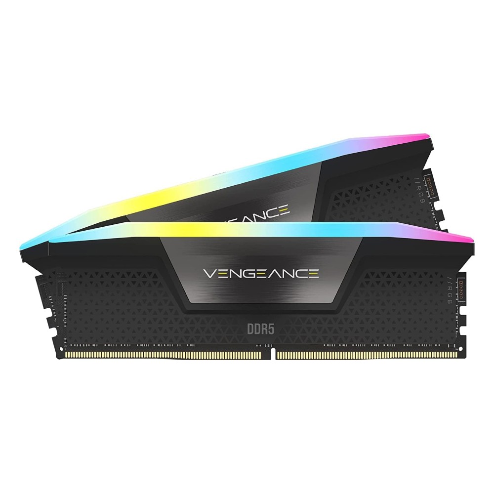 แรมพีซี CORSAIR DDR5 64GB/6000MHz.CL30 (2x32GB) Vengeance RGB (CMH64GX5M2B6000C30)