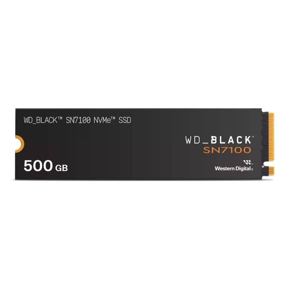 การ์ดเอสเอสดี WD 500GB Black SN7100 SSD M.2 NVMe/PCle 4.0 R6800MB/s W5800MB/s (WDS500G4X0E-00CJA0) - 5 Year