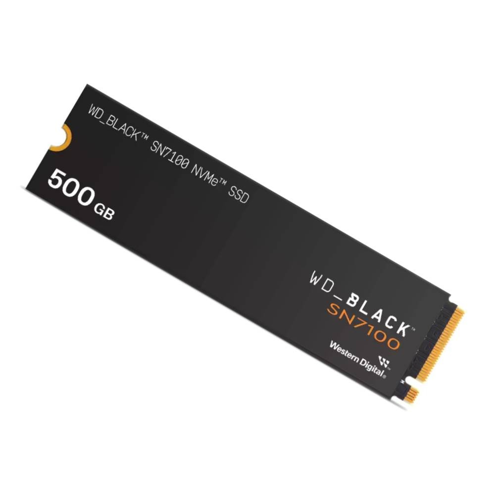 การ์ดเอสเอสดี WD 500GB Black SN7100 SSD M.2 PCle4.0 R6800MB W5800MB (WDS500G4X0E-00CJA0) 5Year