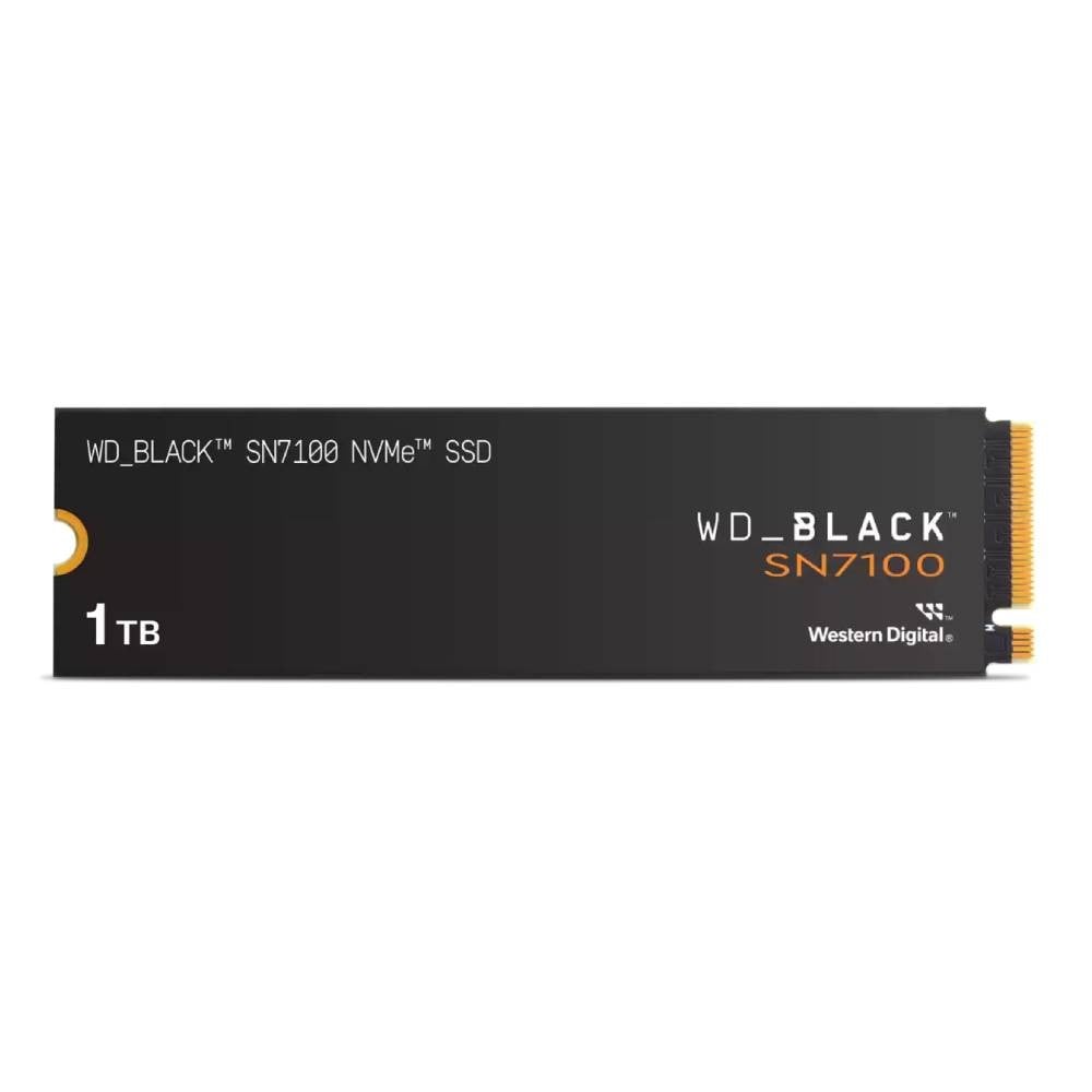 การ์ดเอสเอสดี WD 1TB Black SN7100 SSD M.2 PCle4.0 R7250MB W6900MB (WDS100T4X0E-00CJA0) 5Year