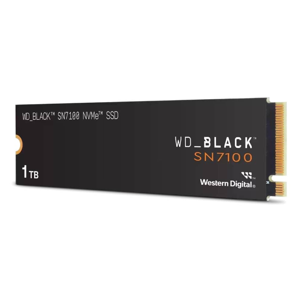 การ์ดเอสเอสดี WD 1TB Black SN7100 SSD M.2 PCle4.0 R7250MB W6900MB (WDS100T4X0E-00CJA0) 5Year