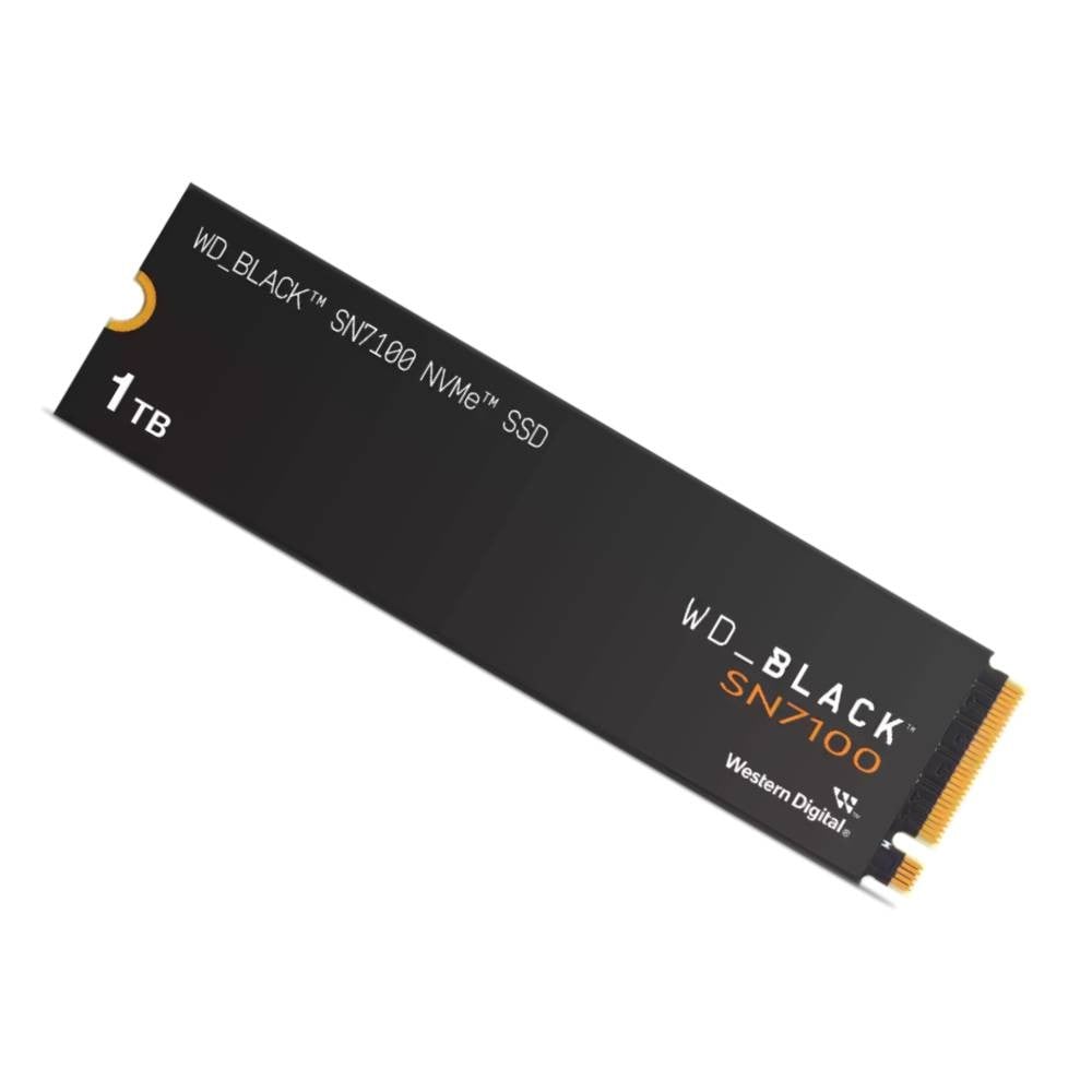 การ์ดเอสเอสดี WD 1TB Black SN7100 SSD M.2 PCle4.0 R7250MB W6900MB (WDS100T4X0E-00CJA0) 5Year