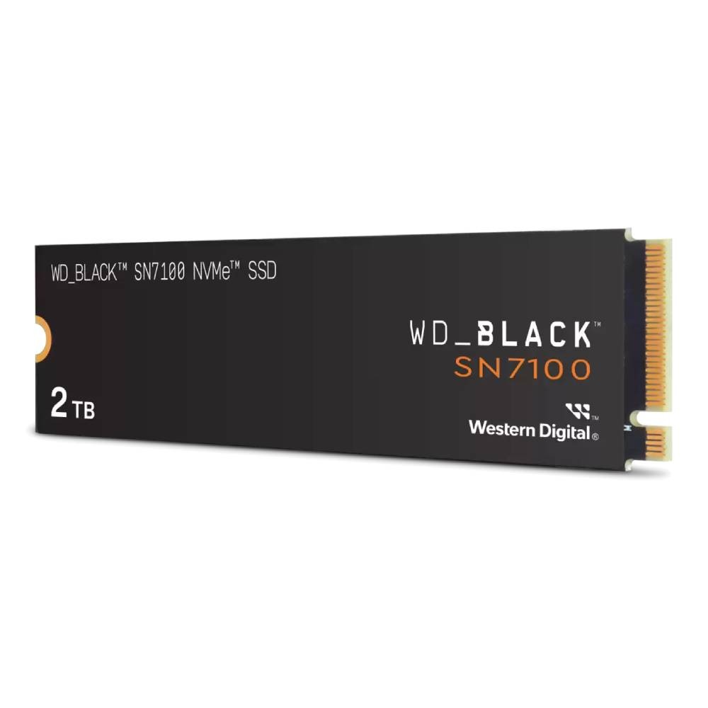 การ์ดเอสเอสดี WD 2TB Black SN7100 SSD M.2 PCle4.0 R7250MB W6900MB (WDS200T4X0E-00CJA0) 5Year