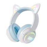 หูฟังเกมมิ่ง Onikuma Gaming Headset GT838 Bluetooth 2.4G Wired 3 Mode White/Blue