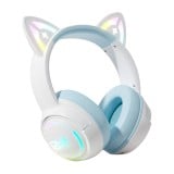 หูฟังเกมมิ่ง Onikuma Gaming Headset GT838 Bluetooth 2.4G Wired 3 Mode White/Blue