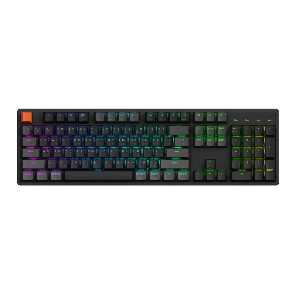 คีย์บอร์ดเกมมิ่ง Keychron K10X Hot-Swappable QMK/VIA RGB Backlight Red Switch