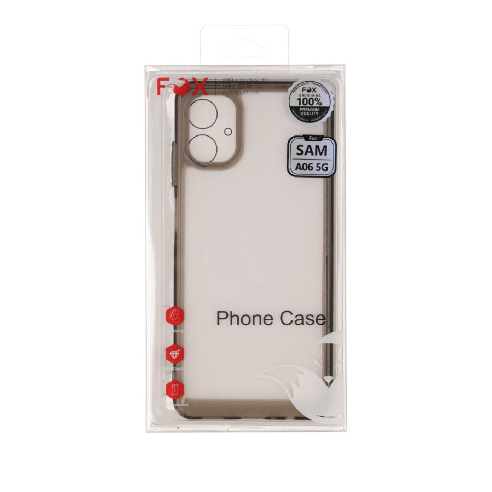 เคส FOX Samsung A06 5G/A06 Frame Acrylic Grey
