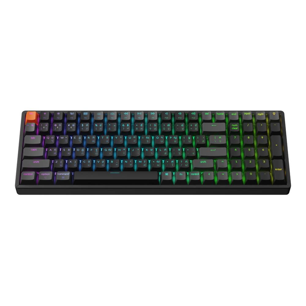 คีย์บอร์ดเกมมิ่ง Keychron K4X Hot-Swappable QMK/VIA RGB Backlight Red Switch Keyboard