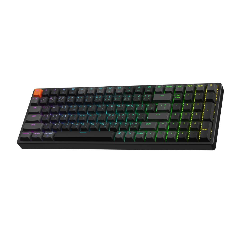 คีย์บอร์ดเกมมิ่ง Keychron K4X Hot-Swappable QMK/VIA RGB Backlight Banana Switch Keyboard