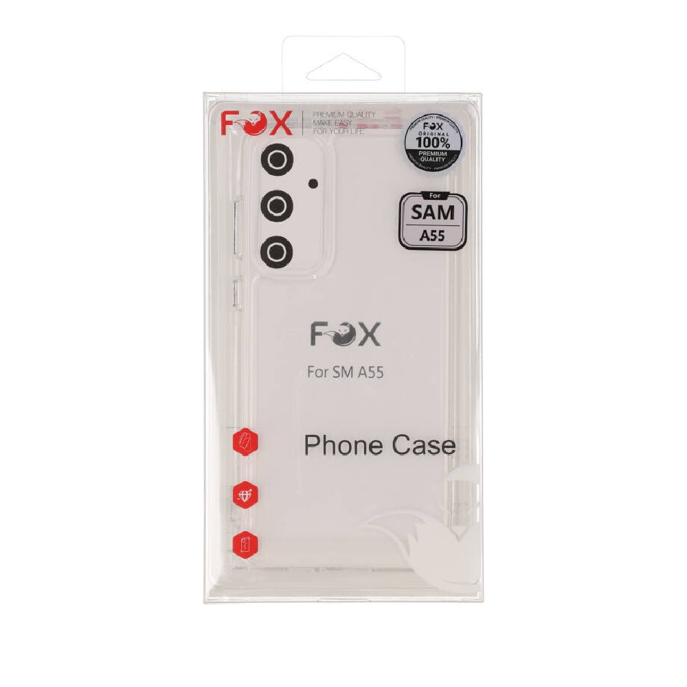 เคส FOX Samsung A55 Frame Acrylic Clear