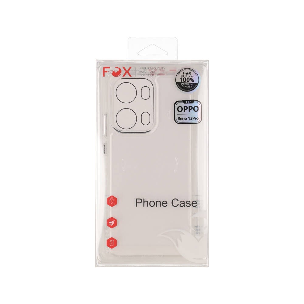 เคส FOX Oppo Reno 13 Pro Frame Acrylic Clear