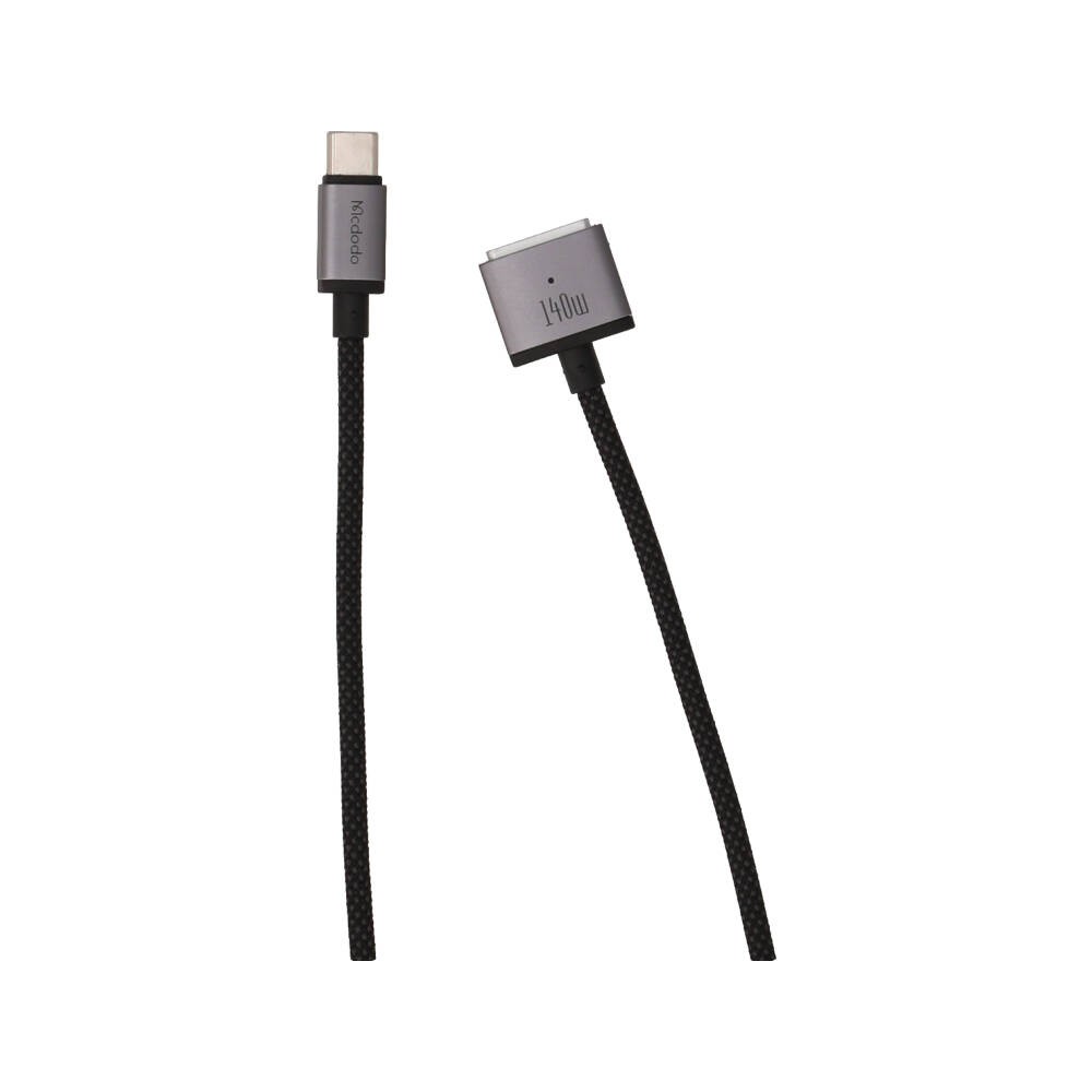 สายชาร์จ Mcdodo USB-C to Magnetic Cable 140W With LED 2M. Black (CA-147)