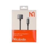 สายชาร์จ Mcdodo USB-C to Magnetic Cable 140W With LED 2M. Black (CA-147)