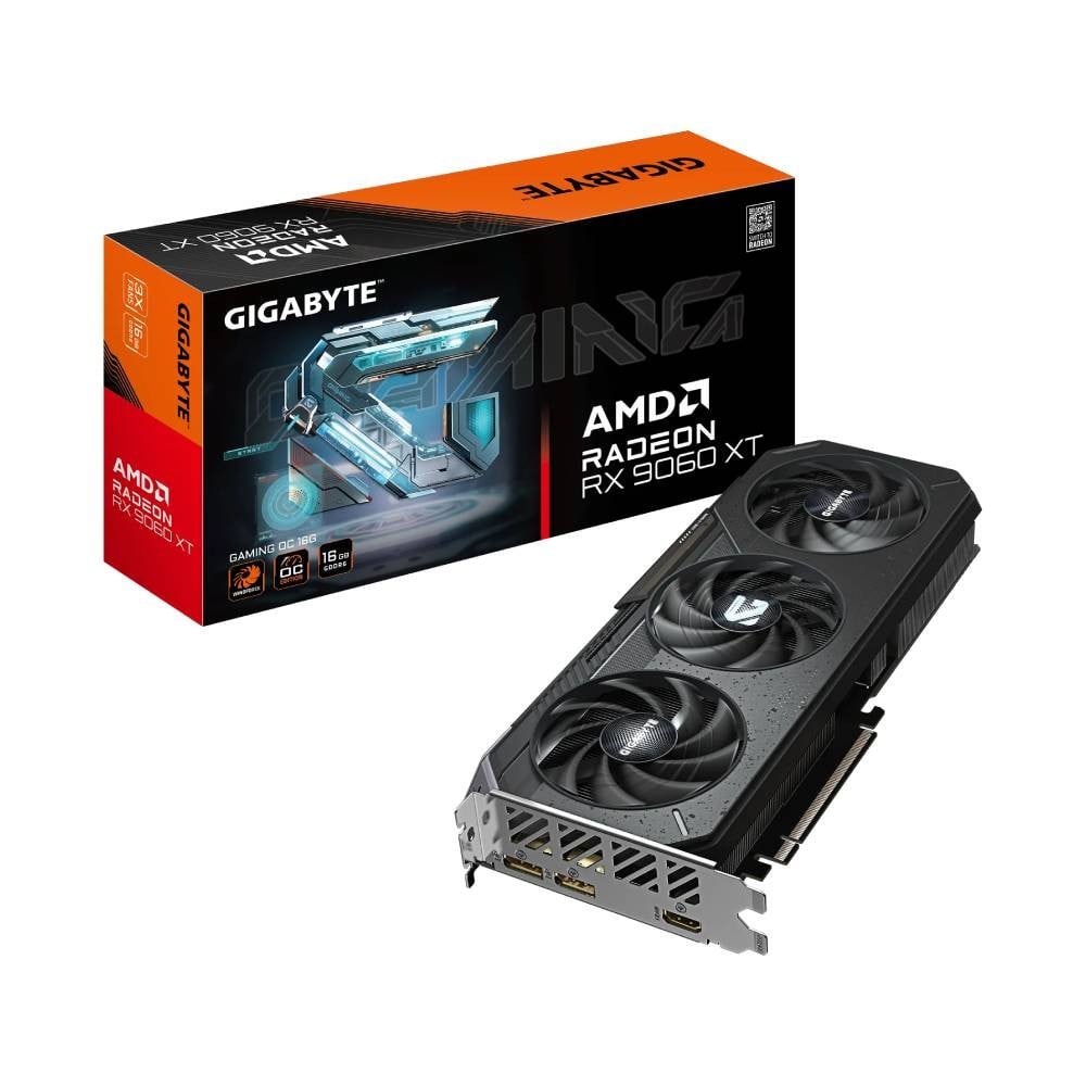 การ์ดจอ Gigabyte Radeon RX 9060 XT GAMING OC 16GB GDDR6