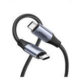 สายชาร์จ Ugreen USB-C to USB-C Cable 240W 1M. GEN2 Gray (80150)