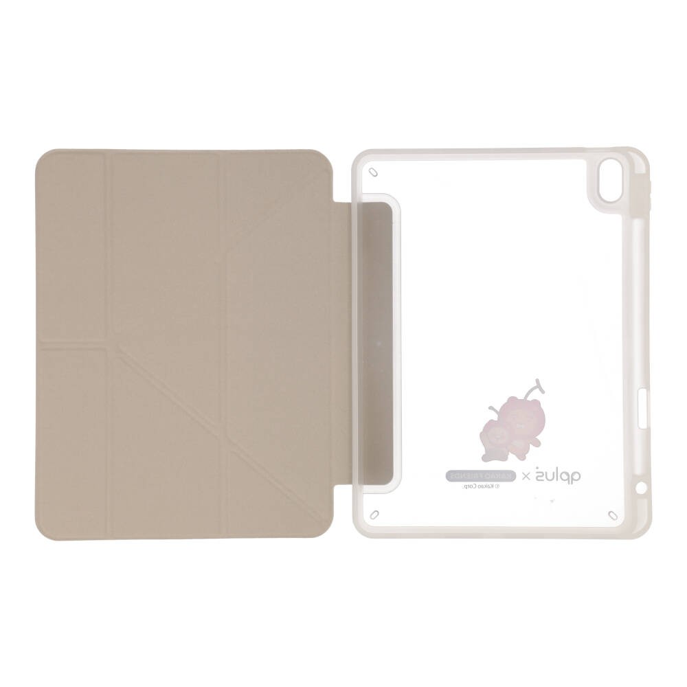QPLUS x KAKAO Friends เคส iPad Air4/5/6/7/8 11 2026 (M2/M3/M4) Y Model Juicy Friends Gray