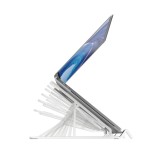 แท่นวางโน๊ตบุ๊ค QPLUS Portable Laptop Stand QP-ST04 White