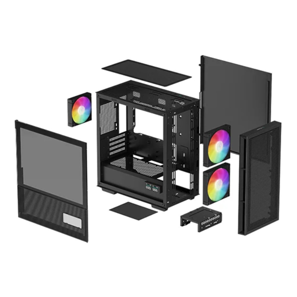 เคสคอมพิวเตอร์ Deepcool CH360 Digital Black (R-CH360-BKAPE3D-G-1)