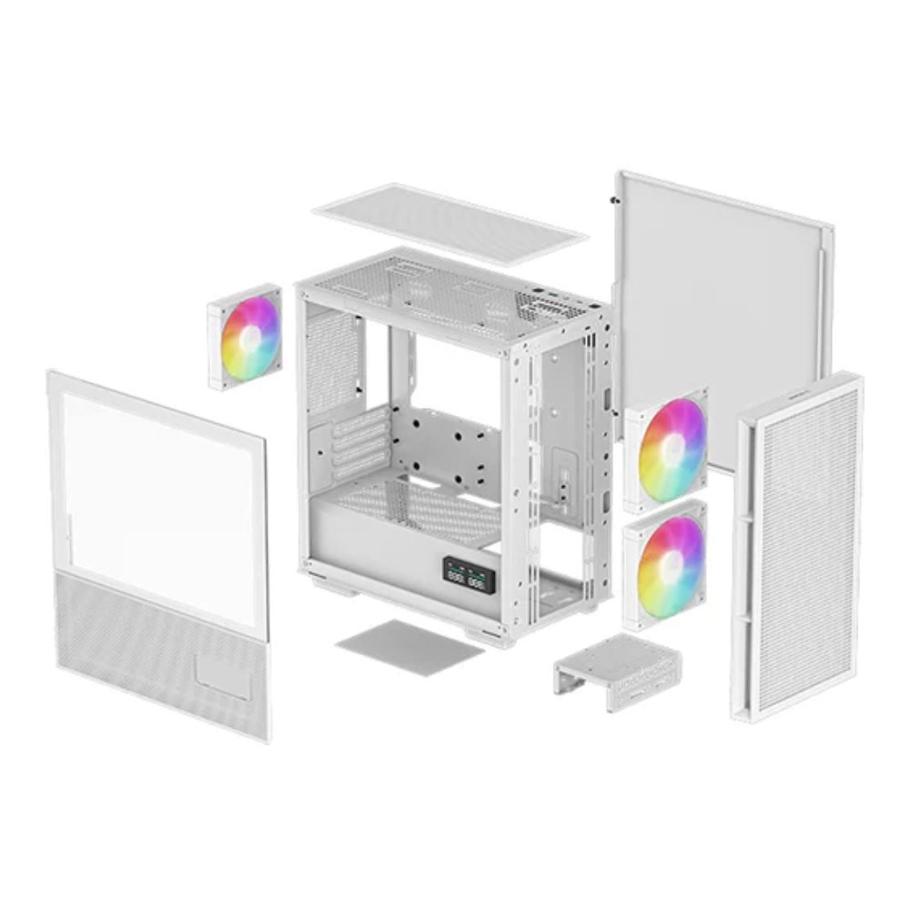 เคสคอมพิวเตอร์ Deepcool CH360 Digital White (R-CH360-WHAPE3D-G-1)