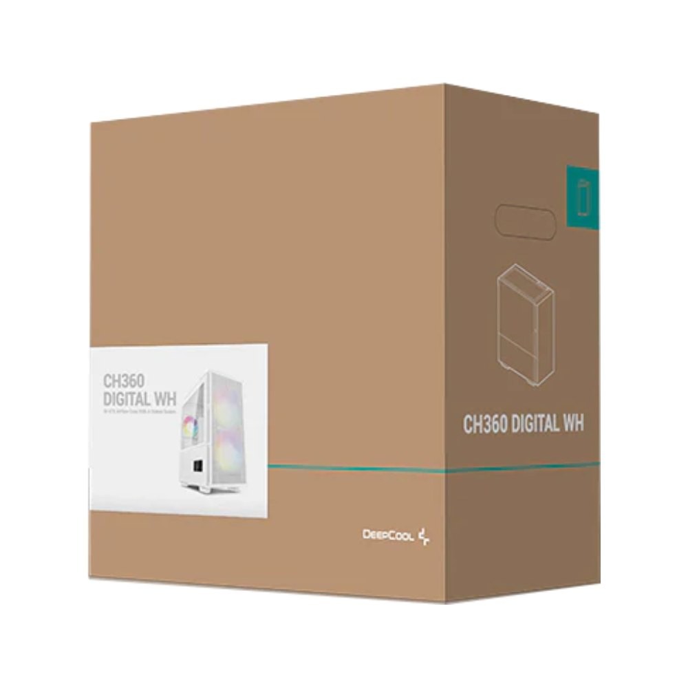 เคสคอมพิวเตอร์ Deepcool CH360 Digital White (R-CH360-WHAPE3D-G-1)