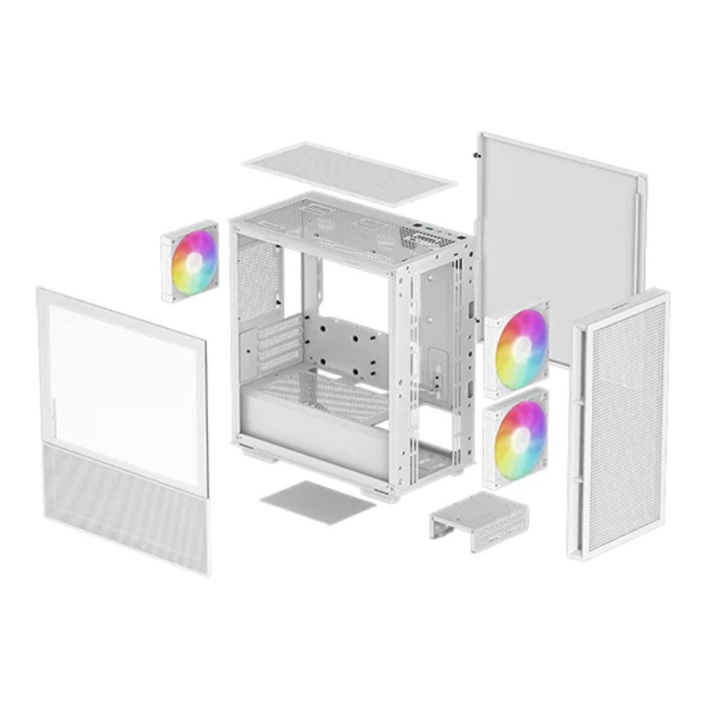 เคสคอมพิวเตอร์ Deepcool CH360 White (R-CH360-WHAPE3-G-1)