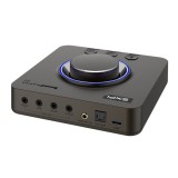 การ์ดเสียง Creative Sound Blaster X4 Hi-res 7.1 External USB DAC and Amp Sound Card with Super X-Fi and SmartComms Kit
